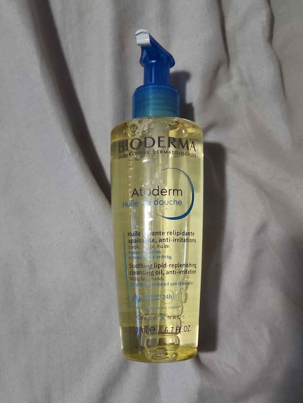 Bioderma Atoderm Cleansing Oil - Yellow with Blue Pump